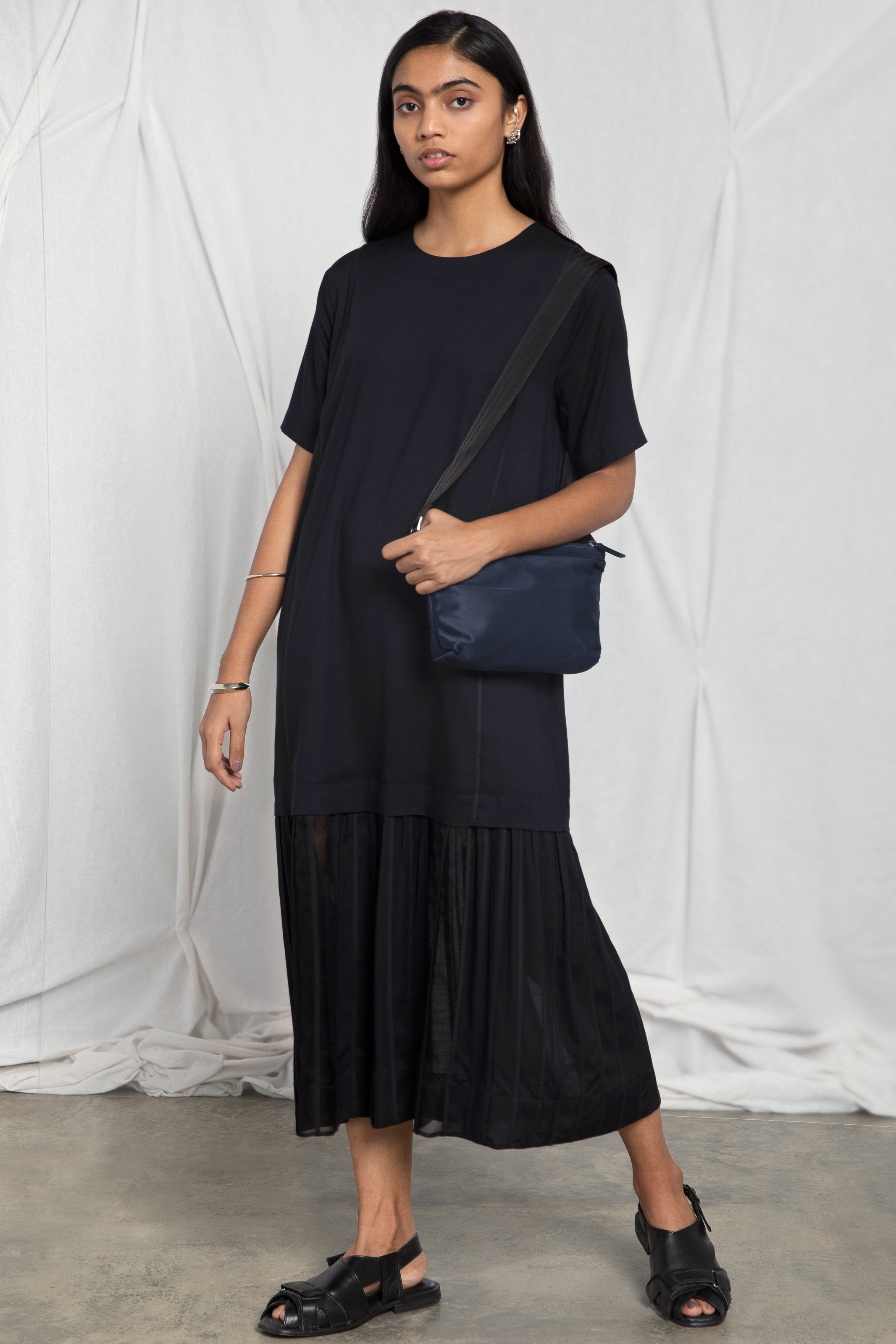 Dress with organza pleated bottom Bodice Studio International Dress with organza pleated bottom Bodice Studio International